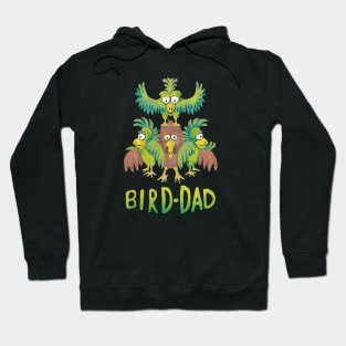 Bird-Dad Bird Lover Design Hoodie